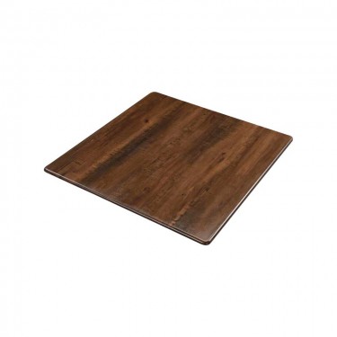 Contract Sliq Normal Επιφάνεια Τραπεζιού τ.Werzalit, Απόχρωση Walnut  80x80cm/16mm [-Καρυδί-] [-Melamine Laminated-] Ε108,41
