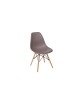 ART Wood Καρέκλα Ξύλο - PP Sand Beige  46x52x82cm [-Φυσικό/Μπεζ-Tortora-Sand-Cappuccino-] [-Ξύλο/PP - PC - ABS-] ΕΜ123,91W