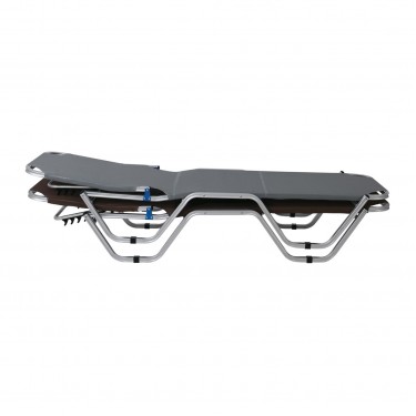 CRETA Ξαπλώστρα Αλουμινίου Textilene Γκρι, Στοιβαζόμενη  60x197x30cm Προφίλ 25x25x1,5mm [-Γκρι-] [-Textilene-, -Αλουμίνιο-] Ε281,6