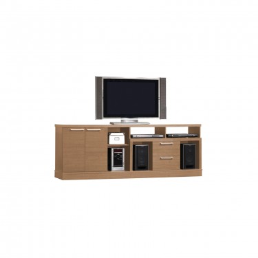 ANALOG Έπιπλο TV Απόχρωση Sonoma Oak  190x46x70cm [-Φυσικό-] [-MDF - Κόντρα Πλακέ - Καπλαμάς - Νοβοπάν-] Ε7382,2