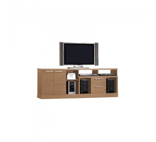 ANALOG Έπιπλο TV Απόχρωση Sonoma Oak  190x46x70cm [-Φυσικό-] [-MDF - Κόντρα Πλακέ - Καπλαμάς - Νοβοπάν-] Ε7382,2