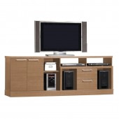 ANALOG Έπιπλο TV Απόχρωση Sonoma Oak  190x46x70cm [-Φυσικό-] [-MDF - Κόντρα Πλακέ - Καπλαμάς - Νοβοπάν-] Ε7382,2
