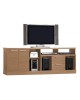 ANALOG Έπιπλο TV Απόχρωση Sonoma Oak  190x46x70cm [-Φυσικό-] [-MDF - Κόντρα Πλακέ - Καπλαμάς - Νοβοπάν-] Ε7382,2