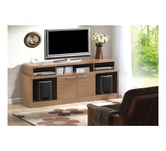 ANALOG Έπιπλο TV Απόχρωση Sonoma Oak  180x46x70cm [-Φυσικό-] [-MDF - Κόντρα Πλακέ - Καπλαμάς - Νοβοπάν-] Ε7383,2