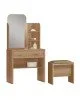 CALIBER Set Τουαλέτα   Σκαμπό Απόχρωση Sonoma Oak  80x39x155cm [-Φυσικό-] [-Paper-] Ε7388