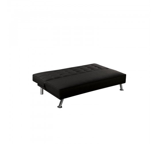 EUROPA Καναπές - Κρεβάτι Σαλονιού Καθιστικού, Ύφασμα Μαύρο  176x82x80cm Bed:176x102x40cm [-Μαύρο-] [-Ύφασμα-] Ε9689,3
