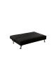 EUROPA Καναπές - Κρεβάτι Σαλονιού Καθιστικού, Ύφασμα Μαύρο  176x82x80cm Bed:176x102x40cm [-Μαύρο-] [-Ύφασμα-] Ε9689,3