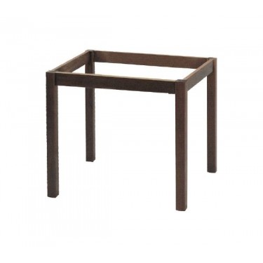 ΚΑΦΕΝΕΙΟΥ Βάση Τραπεζιού Οξιά Λυόμενο για Επιφάνεια 60x60cm, Βαφή Εμποτισμού Καρυδί  49x49x73cm [-Καρυδί-] [-Ξύλο-] Ρ415,Ε2