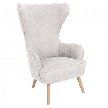 DOVELA Πολυθρόνα - Μπερζέρα Ύφασμα Εκρού  77x82x120cm [-Εκρού-] [-Ύφασμα-] Ε7137,6