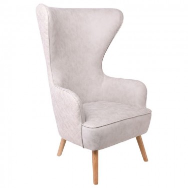 DOVELA Πολυθρόνα - Μπερζέρα Ύφασμα Εκρού  77x82x120cm [-Εκρού-] [-Ύφασμα-] Ε7137,6