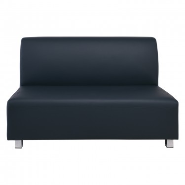 BANDY 2Θέσιος Καναπές Pu Γκρι  130x71x88cm [-Γκρι-] [-PU - PVC-] Ε952,25