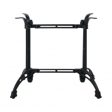 ΑΙΘΡΙΟ Πόδι Τραπεζιού (25,6Kg) Μαντέμι Μαύρο - Βαρέως Τύπου  80x54x74cm [-Μαύρο-] [-Μαντέμι-] Ε0781