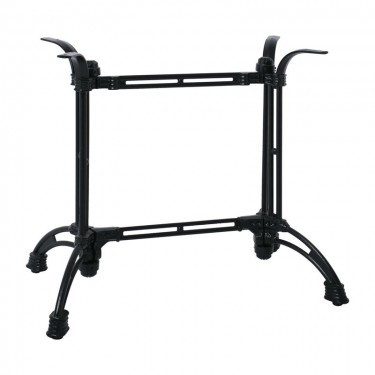 ΑΙΘΡΙΟ Πόδι Τραπεζιού (25,6Kg) Μαντέμι Μαύρο - Βαρέως Τύπου  80x54x74cm [-Μαύρο-] [-Μαντέμι-] Ε0781