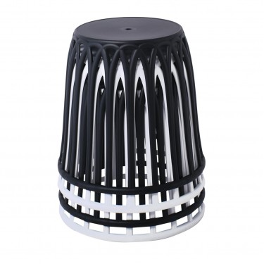 SABA Σκαμπό, Στοιβαζόμενο, PP-UV Άσπρο  Φ46cm H.44cm ( Kάθισμα Φ33cm) [-Άσπρο-] [-PP - PC - ABS-] Ε383,1