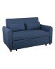 MOTTO Καναπές - Κρεβάτι Σαλονιού - Καθιστικού, Ύφασμα Μπλε  140x86x86 / Κρεβ.118x189x45cm [-Μπλε-] [-Ύφασμα-] Ε992,1