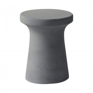 CONCRETE Σκαμπό Κήπου - Βεράντας, Cement Grey  Φ.35cm H.45cm [-Γκρι-] [-Artificial Cement (Recyclable)-] Ε6205