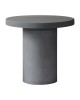 CONCRETE Cylinder τραπέζι Cement Grey  Φ80cm H.75cm [-Γκρι-] [-Artificial Cement (Recyclable)-] Ε6207