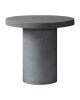 CONCRETE Cylinder τραπέζι Cement Grey  Φ80cm H.75cm [-Γκρι-] [-Artificial Cement (Recyclable)-] Ε6207