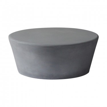 CONCRETE Τραπεζάκι Σαλονιού Cement Grey  Φ75cm H.30cm [-Γκρι-] [-Artificial Cement (Recyclable)-] Ε6209