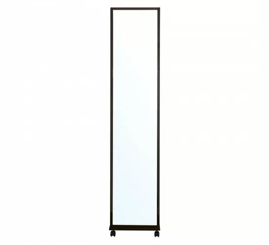 FISHER Καθρέπτης Δαπέδου Ξύλο Απόχρωση Καρυδί  39x39x176cm [-Καρυδί-] [-MDF - Κόντρα Πλακέ - Καπλαμάς - Νοβοπάν-] Ε7191,1