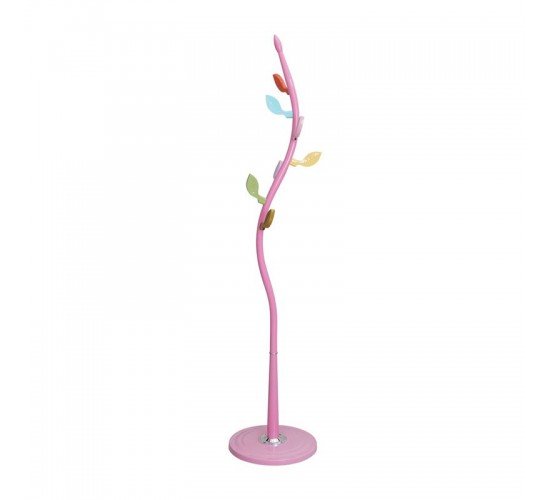 WOODY Καλόγερος Μέταλλο Βαφή Ροζ  Φ 37x170cm [-Ροζ-] [-Μέταλλο-] ΕΜ191,2