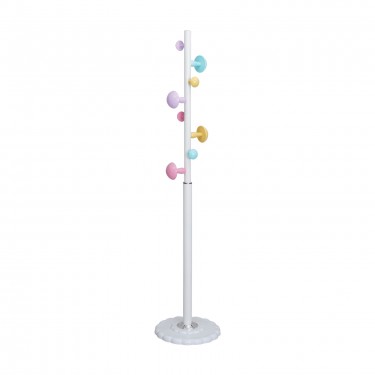 LINE Καλόγερος Μέταλλο Βαφή Άσπρο  Φ37x170cm [-Άσπρο-] [-Μέταλλο-] ΕΜ192,3