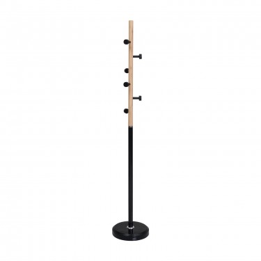 NORDIC Καλόγερος Μέταλλο Βαφή Μαύρο, Φυσικό  Φ36x170cm [-Μαύρο-, -Φυσικό-] [-Μέταλλο-] ΕΜ194,1