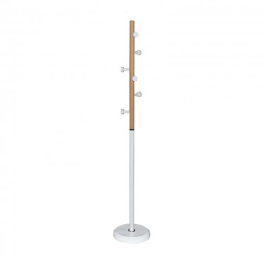 NORDIC Καλόγερος Μέταλλο Βαφή Άσπρο, Φυσικό  Φ36x170cm [-Άσπρο-, -Φυσικό-] [-Μέταλλο-] ΕΜ194,2