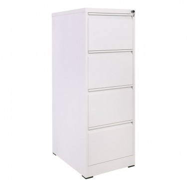ΦΟΡΙΑΜΟΣ Αρχειοθέτησης Γραφείου 4 Συρτάρια, Μέταλλο Βαφή Άσπρο H.133  46x62x133cm [-Άσπρο-] [-Μέταλλο-] Ε6011,4