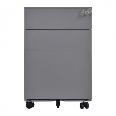 ΣΥΡΤΑΡΙΕΡΑ Μέταλλο Βαφή Γκρι  39x52x60cm [-Γκρι-] [-Μέταλλο-] Ε6009,1