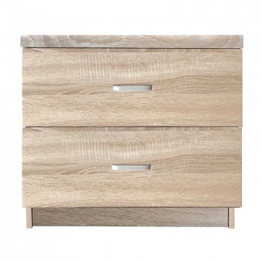 DECON Κομοδίνο Απόχρωση Sonoma  40x40x45cm [-Φυσικό-] [-MDF - Κόντρα Πλακέ - Καπλαμάς - Νοβοπάν-] Ε7393,2