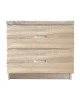 DECON Κομοδίνο Απόχρωση Sonoma  40x40x45cm [-Φυσικό-] [-MDF - Κόντρα Πλακέ - Καπλαμάς - Νοβοπάν-] Ε7393,2
