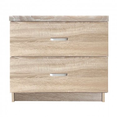 DECON Κομοδίνο Απόχρωση Sonoma  40x40x45cm [-Φυσικό-] [-MDF - Κόντρα Πλακέ - Καπλαμάς - Νοβοπάν-] Ε7393,2