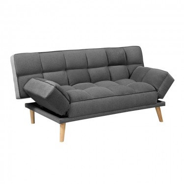 JAY Καναπές - Κρεβάτι Σαλονιού - Καθιστικού, Ύφασμα Γκρι  179x90x87cm Bed:179x110x48cm [-Γκρι-] [-Ύφασμα-] Ε9923,1