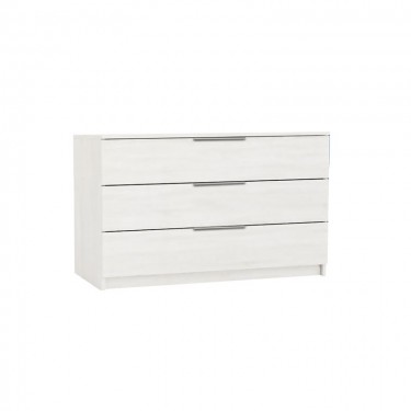 DRAWER Συρταριέρα με 3 Συρτάρια, Απόχρωση Άσπρο  80x40x64cm [-Άσπρο-] [-MDF - Κόντρα Πλακέ - Καπλαμάς - Νοβοπάν-] Ε760,3