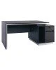 ADVANCE Γραφείο Σκούρο Καρυδί - Sky Grey  180x80x75cm [-Καρυδί/Γκρι-] [-Melamine-] ΕΟ823