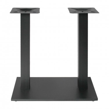 PRATO-W Βάση Τραπεζιού Μακρόστενη με ρεγουλατόρο Μέταλλο Βαφή Μαύρο (17,80kg)  70x40cm H.72cm [-Μαύρο-] [-Μέταλλο-] Ε067,W