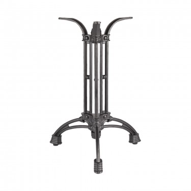 ΤΡΙΝΥΧΟ Βάση Τραπεζιού Μαντέμι Μαύρο - Βαρέως Τύπου/15,6 Kg  52x52x72cm [-Μαύρο-] [-Μαντέμι-] Ε0791