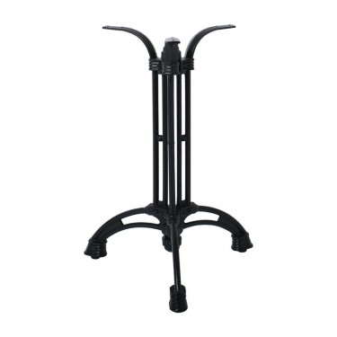 ΤΡΙΝΥΧΟ Βάση Τραπεζιού Μαντέμι Μαύρο - Βαρέως Τύπου/15,6 Kg  52x52x72cm [-Μαύρο-] [-Μαντέμι-] Ε0791