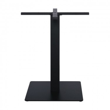 PRATO Βάση Τραπεζιού Μέταλλο Βαφή Μαύρο, Cross 60x60cm  (16,90kg)  50x50cm H.72cm / Cross 60x60cm [-Μαύρο-] [-Μέταλλο-] Ε065,1