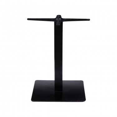 PRATO Βάση Τραπεζιού χαμηλή 40x40cm H.49cm Μέταλλο Βαφή Μαύρο  40x40x49cm [-Μαύρο-] [-Μέταλλο-] Ε068,L