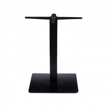 PRATO Βάση Τραπεζιού χαμηλή 40x40cm H.49cm Μέταλλο Βαφή Μαύρο  40x40x49cm [-Μαύρο-] [-Μέταλλο-] Ε068,L