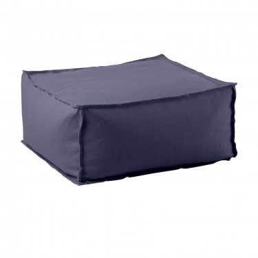 DEPO Πουφ Σκαμπό, 100%  Αδιάβροχο, Ύφασμα Γκρι, Αποσπώμενο Κάλυμμα  60x60x28cm [-Γκρι-] [-Ύφασμα-] Ε028,3