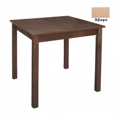 Ταβέρνας Τραπέζι Λυόμενο Οξιά - Κόντρα Πλακέ, Άβαφο  70x70x75cm [-Άβαφο-] [-Ξύλο-] Ρ515,0