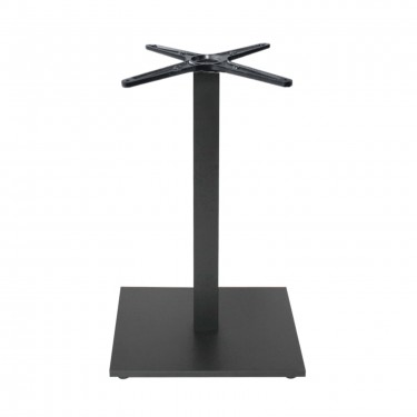 PRATO-W Βάση Τραπεζιού με Ρεγουλατόρο Μέταλλο Βαφή Μαύρο (15,80kg)  50x50cm H.72cm [-Μαύρο-] [-Μέταλλο-] Ε065,W