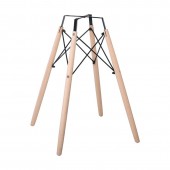 ART Wood Βάση Τραπεζιού Φυσικό (2,70kg)  54x54x70 / Eπιφάνειες 60-80cm [-Φυσικό-] [-Ξύλο-] Ε7085