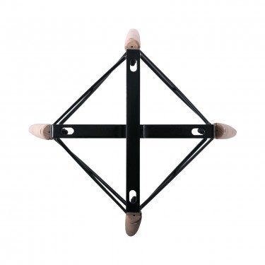 ART Wood Βάση Τραπεζιού Φυσικό (2,70kg)  54x54x70 / Eπιφάνειες 60-80cm [-Φυσικό-] [-Ξύλο-] Ε7085