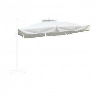 Πανί Ανταλλακτικό Άσπρο για Ομπρέλα Τηλεσκοπική HANGING 3x3m  3x3m [-Άσπρο-] [-Ύφασμα-] Α900,1
