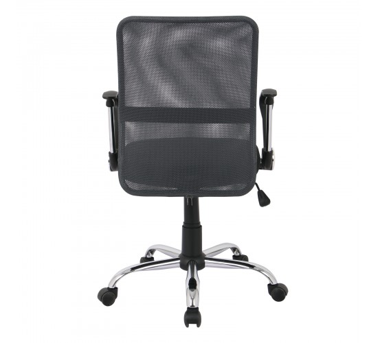 BF2009 Πολυθρόνα Γραφείου Mesh Ανθρακί  - Μαύρο  58x60x91/101cm [-Ανθρακί-, -Μαύρο-] [-Ύφασμα Mesh-] ΕΟ516,7