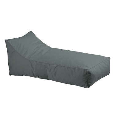 TACO Πουφ Ξαπλώστρα Ανάκλιντρο, 100%  Αδιάβροχο Ύφασμα Ανθρακί  70x140x60cm [-Ανθρακί-] [-Ύφασμα-] Ε029,1